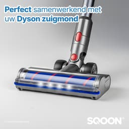SQOON® - Zuigbuis geschikt voor Dyson V7, V8, V10, V11 en V15 zilvergrijs - Model 969109-06 — thumbnail 3