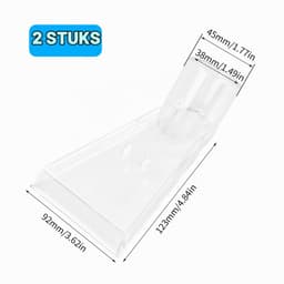 2 stuks stofzuigerkop, reservemondstukken, universele zuigmond, vliegenmond, droogzuiger, accessoires voor stofzuigers, voor het reinigen van autostoelen, auto's, het wassen van tapijten — thumbnail 2