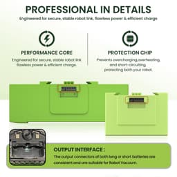 Stofzuigeraccu - 6800 mAh - 14,4 V - voor iRobot Roomba — thumbnail 2