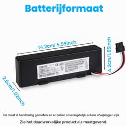 Stofzuigeraccu - 5600 mAh - 14,8 V - Lithium-ion — thumbnail 4