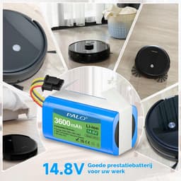 Stofzuigeraccu - 14,8 V - 3600 mAh - Li-Ion — thumbnail 4