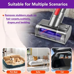 Stofzuigermondstuk - LED-laser - Mini-turboborstel — thumbnail 2
