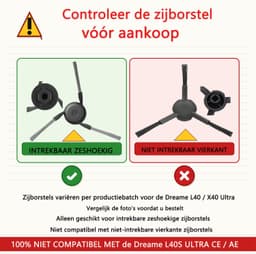 24-delige accessoire set Dreame L10s Ultra Gen 3, L50 Ultra AE, X40 Ultra — thumbnail 3