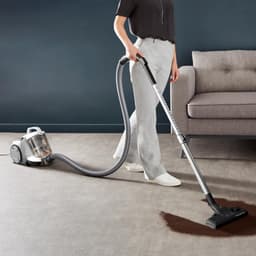 SCH® Steelstofzuiger met snoer - Steelstofzuiger - Stofzuiger - Zilver - 45cm x 34cm x 29cm — thumbnail 2