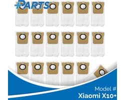 Xiaomi X10+ Stofzakken (18 Stuks, Plus.Parts® alternatief voor RDB3)