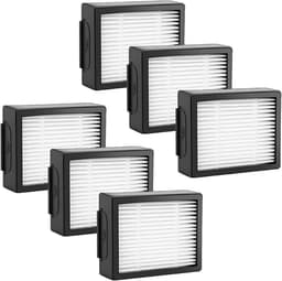 6-delige Zwarte HEPA Filters - Geschikt voor iRobot Roomba i7/i3/i5/E5/i8+ (niet voor Combo J7+/J9+) — thumbnail 1