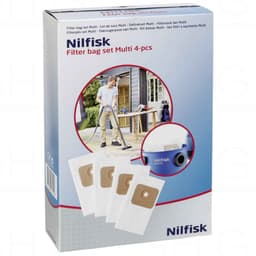 Nilfisk stofzuigerzak (4 stuks) - Geschikt voor Multi serie — thumbnail 1