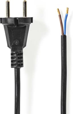 Nedis Stroomkabel voor Stofzuiger - 15.0 m - Type-F (CEE 7/7) - 250 V AC - 16 A - Zwart - PVC — thumbnail 1