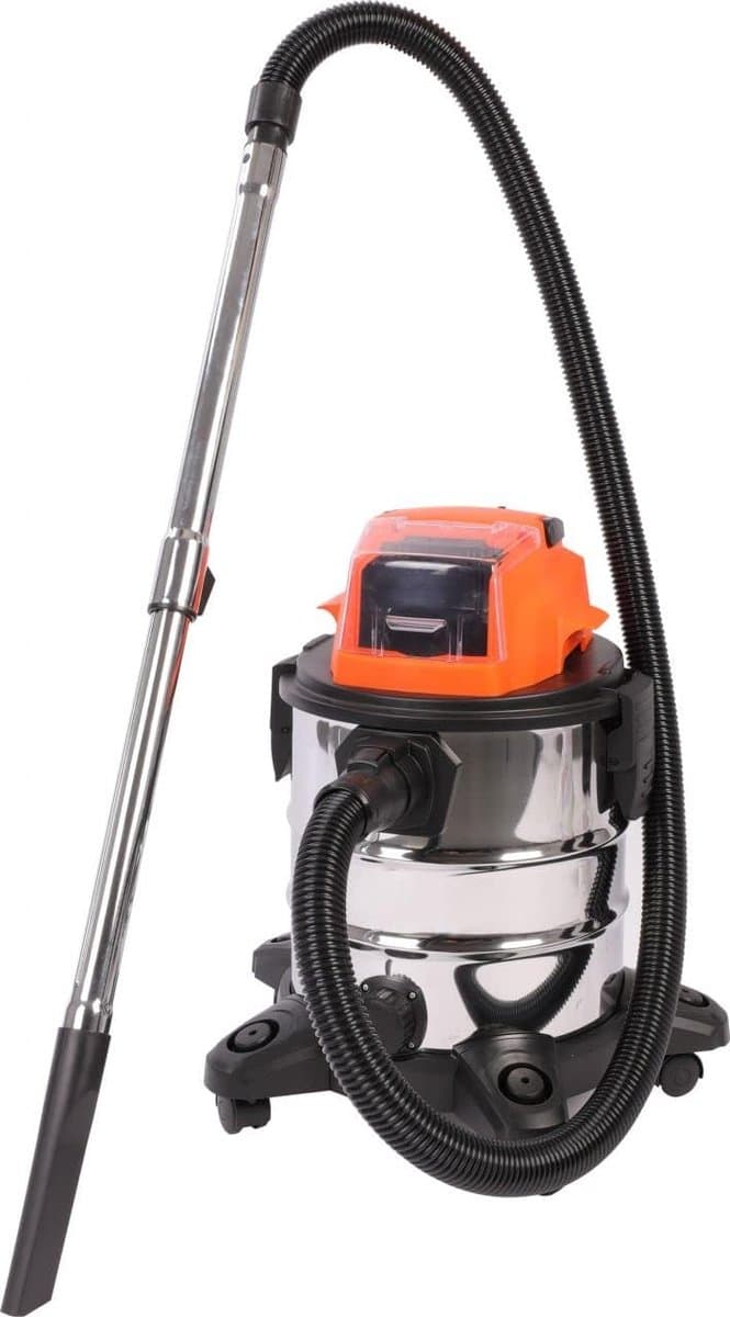 Nat-Droogzuiger - Allesreiniger - Huis en Tuin - Met Blaasfunctie - 20 Liter Tank - Zilver — afbeelding 1