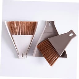 Mini Bezem Stoffer Set - Kleine Schoonmaakset - Bureau Reinigen - Compact Ontwerp - 17 x 15 x 10 cm — thumbnail 4