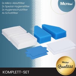 McFilter 2 x Filter Set 5 Pieces Suitable for Thomas Vacuum Cleaners AQUA+ and Pet and Family Series Alternative for - ShopVlot — thumbnail 2
