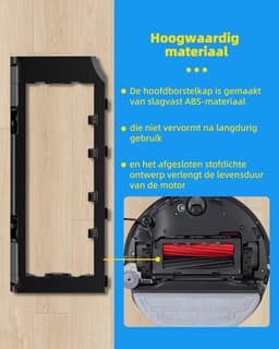 Omgoods - Set van 4 Hoofdborstels voor Robotstofzuiger — thumbnail 5