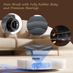 PromoHome Accessoireset voor Dreame X40 Ultra/L10s Ultra Gen 3/L40 Ultra/X40 Master/Mova P50 Pro Ultra – 24-delig met rubberen hoofdborstel, HEPA-filters, zakken, doeken en zijborstels — thumbnail 4