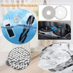 geschikt voor Ecovacs Deebot T20 OMNI / T20e OMNI Stofzuiger Reserveonderdelen Accessoireset, 1 Hoofdborstel, 4 HEPA-filters, 4 Reinigingsdoeken, 4 Stofzakken, 1 Reinigingsborstel, 8 Zijborstels — thumbnail 4