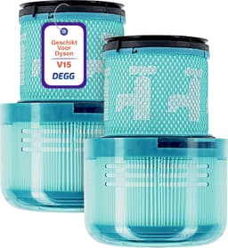 DEGG - HEPA filter geschikt voor Dyson V15 - Wasbaar - Vervangt Dyson V15 filter - Onderdelen - Premium Kwaliteit - 2 STUK(S) — thumbnail 1