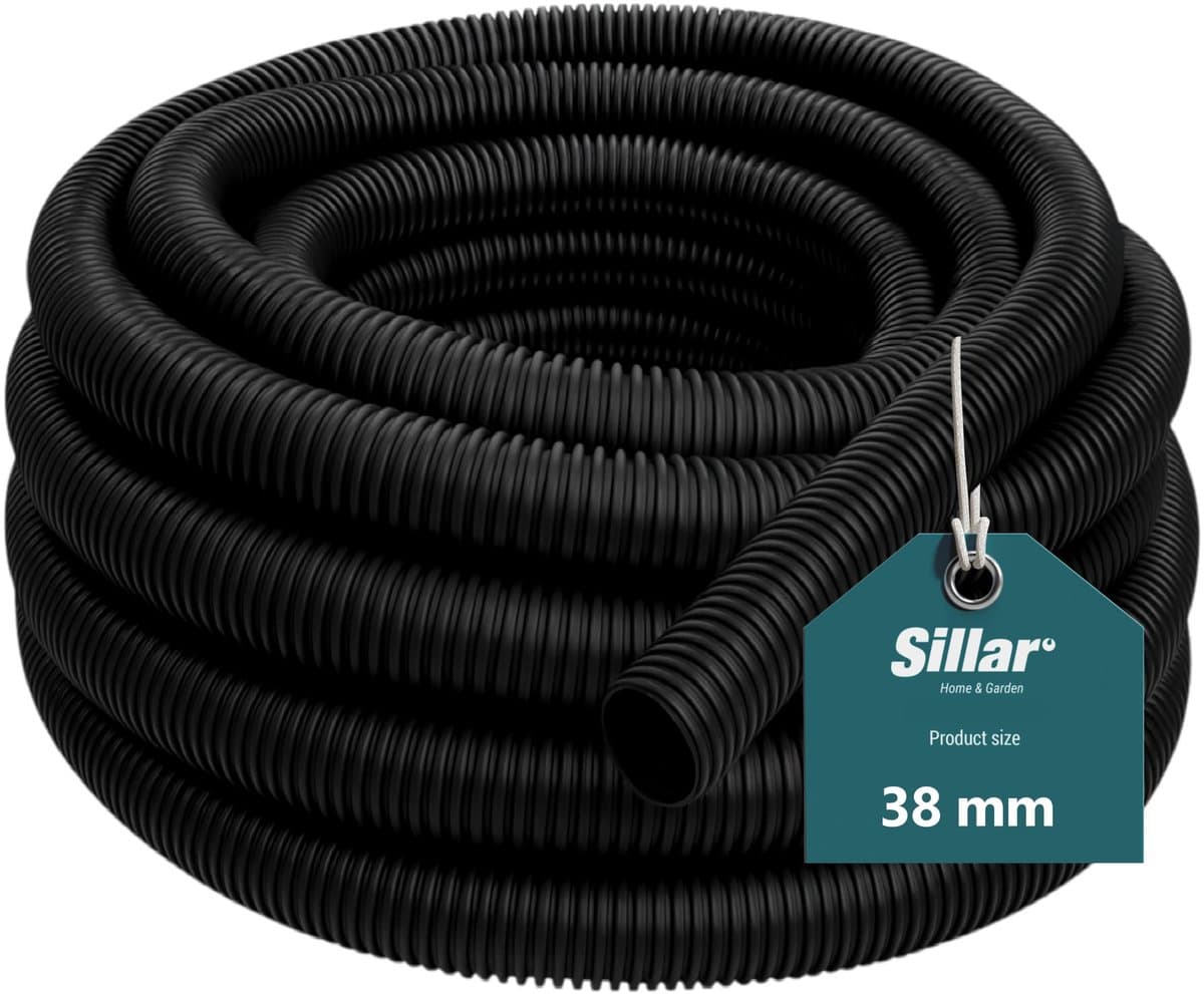 Sillar Stofzuigerslang 38mm - Universele Zuigslang voor Stofzuiger – Flexibele – Op Lengte - 10 m (10 x 1m) — afbeelding 1