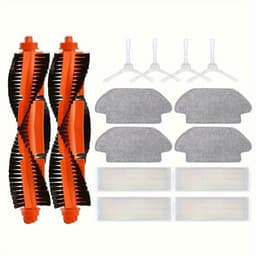 Deze set accessoires Geschikt voor de Xiaomi Robot Vacuum S10 S12 B106GL robotstofzuiger bevat vervangingsonderdelen, hoofd- en zijborstels, een filter en een dweil. — thumbnail 4