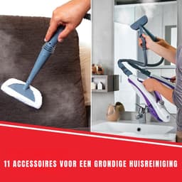 DYNA® Stoomreiniger vloer - Stoomreiniger - Stoomreinigers - Paars - 32cm x 20cm x 112cm — thumbnail 5