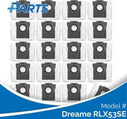 Dreame RLX53SE Stofzakken (20 Stuks, Plus.Parts® alternatief voor RDB8) — thumbnail 1