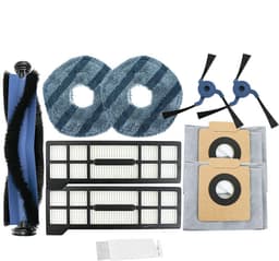 Accessoirekit - Accessoirekit geschikt voor Eufy X10 Pro Omni stofzuiger - Vervangingsset*1 rolborstel + 2 zijborstels + 2 filters + 2 dweildoeken + 2 stofzakken + 1 kleine witte borstel - 10 stuks — thumbnail 1