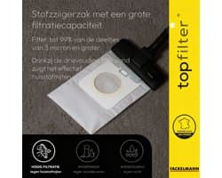 Set van 4 stofzuigerzakken Hoover Alpina TopFilter Premium
