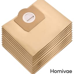 Homivae - Premium Stofzuigerzakken – 20x Stofzuigerzak – Geschikt voor Kärcher WD3, MV3, A2204, SE4001, 6.959-130.0 – Hoge Filterkwaliteit & Sterke Zuigkracht — thumbnail 1
