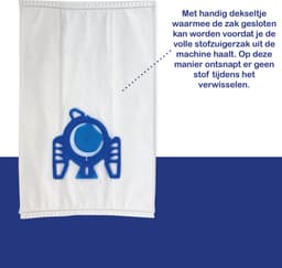 Multaparts® stofzuigerzakken geschikt voor Miele GN -24 stuks + 1 filter- | Made in Europe | O.a. geschikt voor Miele G, N, H, Classic C1, Complete C2, Complete C3, S2 (S2000 > S2999), S5 (S5000 > S5999), S8 (S8000 > S8999), MI40, 9917730 — thumbnail 5