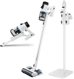 MEDION P400 W steelstofzuiger met wisfunctie (snoerloos, zakloos, cycloontechnologie, 400 watt, 2-in-1 steelstofzuiger, handstofzuiger, oplaadbare batterij, stofsensor, HEPA H13, LED-touchdisplay, bor — thumbnail 1