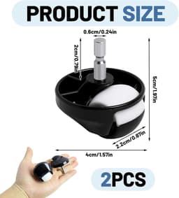 2-stuks zwenkwielen vooraan - geschikt voor Roomba 500, 600, 700, 800 en 900-serie - voorwiel voor Roomba-robotstofzuiger - reservewiel met laag geluidsniveau - vervangende accessoires — thumbnail 5