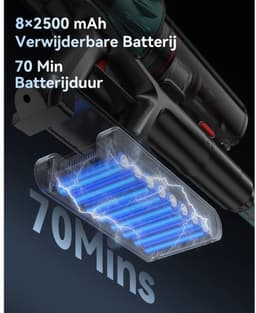Stofzuiger Draadloos - Steelstofzuiger Snoerloos - Tapijtreiniger — thumbnail 1