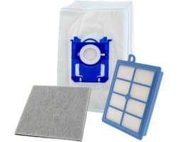 Kleanburg® - Geschikt voor Philips Performer Silent - Onderhoudsset - 10 Stofzuigerzakken - 1 HEPA-filter - 1 Motorfilter