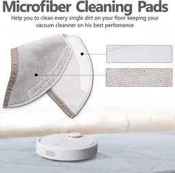 Dweil - 8 Stuks - Dweildoek - Vervangende Onderdelen Voor Dweilen - Vervangende Accessoires Geschikt voor De Xiaomi Roborock S5, S50, S51, S55, S6, S6 Maxv, S5 Max, Q7 Max / Q7 Max+ Veegmachines — thumbnail 3