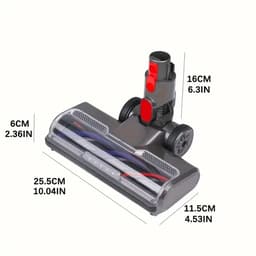 Vloerborstelkop voor Dyson V7, V8, V10, V11 & V15 – Met LED-verlichting – Geschikt voor Tegels & Houten Vloeren – Geen Batterij Nodig – Efficiënt & Duurzaam Vervangend Opzetstuk — thumbnail 3