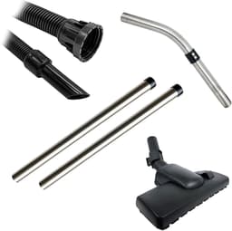 Multaparts® hulpstukken set geschikt voor Numatic Henry / Hetty series combi zuigmond, complete stofzuigerslang (2.5 meter), RVS buizen en RVS zuigbocht | Vervang alle hulpstukken in 1 keer | Professionele kwaliteit onderdelen voor een set-prijs — thumbnail 1