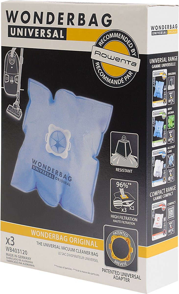 Rowenta WB403120 - Stofzuigerzakken - 3 stuks — afbeelding 1