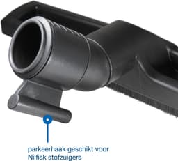 Dparts parketborstel geschikt voor Nilfisk - met parkeerhaak - 32mm - GM80 Extreme Action Coupe Thor VP300 VP600 Family Business - stofzuiger zuigmond - stofzuigermond - stofzuigermondstuk - stofzuigerborstel - stofzuigervoet - borstel - opzetstuk — thumbnail 3