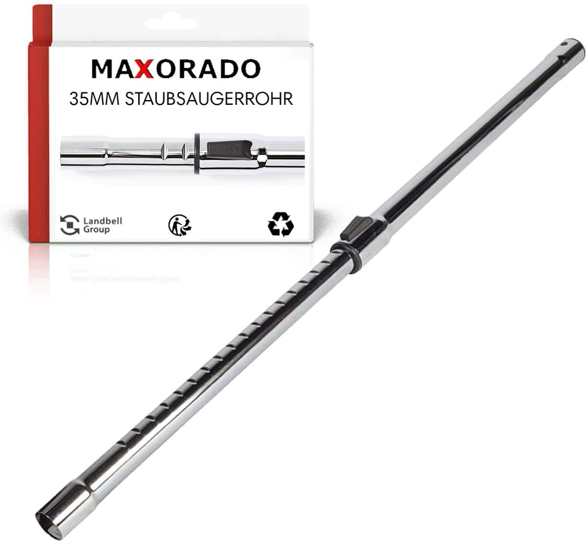 Maxorado telescopische stofzuigerbuis universeel 35 mm - ook voor industriële stofzuiger - vloerstofzuiger - buis (DN35) — afbeelding 1