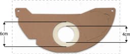 5x Dparts stofzuigerzakken geschikt voor Karcher WD2 en MV2 series - nr. 6.904-322.0 — thumbnail 5