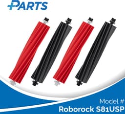 Roborock S81USP Borstels (4 Stuks, Plus.Parts® alternatief voor 8.02.0199) — thumbnail 1
