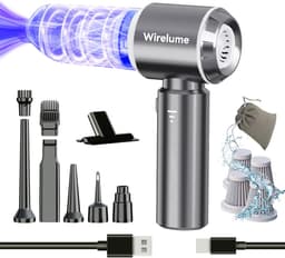 Draadloze Handstofzuiger Auto – 22000Pa Krachtige Zuigkracht – Accu Oplaadbaar – Compact & Lichtgewicht – Mini Stofzuiger met Blaasfunctie — thumbnail 1