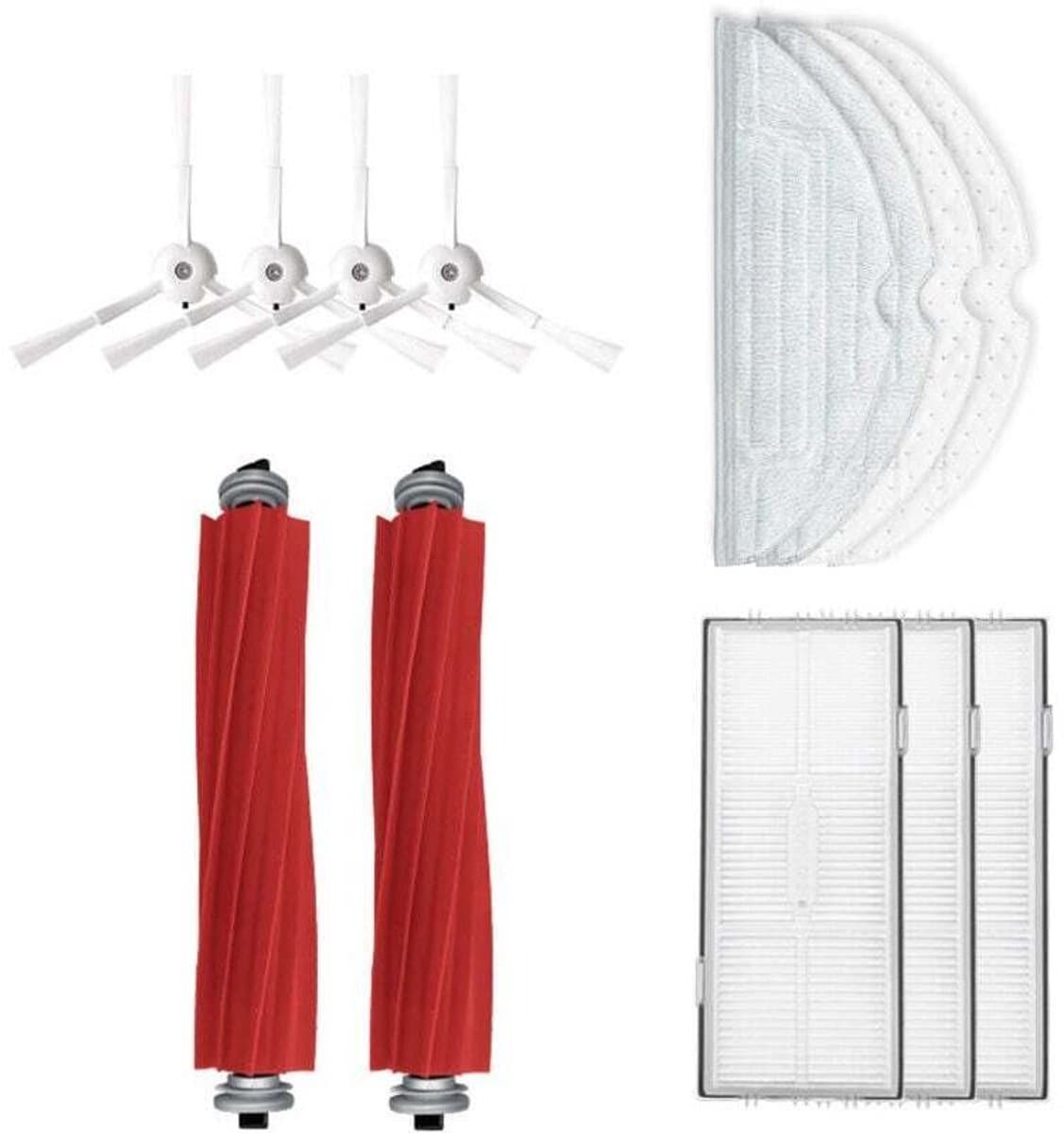 Accessoirekit Geschikt voor Roborock S7 MaxV Ultra, S7 MaxV, S7 Plus, S7 Max en S7: 2 borstels, 3 filters, 4 zijborstels, 2 reinigingsdoeken. — afbeelding 1