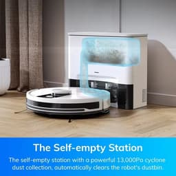 Cherrys Finds - Robotstofzuiger Met Dweilfunctie - Robotstofzuiger - Robotstofzuiger Met Laadstation - Robotstofzuiger Met Leegstaion - Zelfleegfunctie- 60 Dagen Capaciteit- App/afstandsbediening- 180 Minuten Gebruiksduur — thumbnail 3