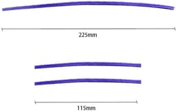 Geschikt voor Dyson V6-V15 9-strip pluche strip — thumbnail 3