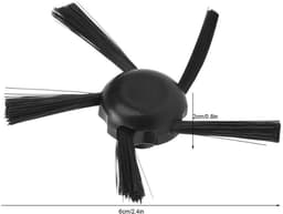Allecto - Vervangende Zijborstels - Robotstofzuiger Accessoire - Zwart - Side Brush - Onderdeel voor Robotstofzuiger - Geschikt voor Neato Botvac D... — thumbnail 2