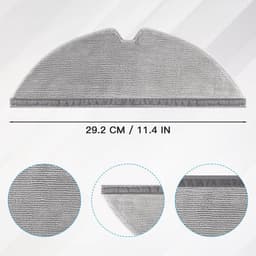 8 stuks Dweilpad vervanging voor Dreame D20 / D20 Pro Plus robotstofzuiger, accessoires, wisserdoek, pads, robotstofzuiger, reserveonderdelen, langdurig gebruik, wasbaar, reserveonderdelen — thumbnail 2