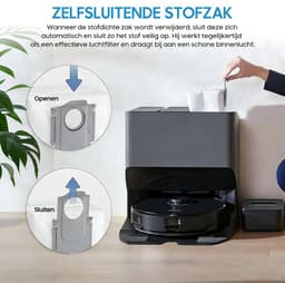 Roborock - Stofzuigerzakken - 16 Stuks - 3 Liter Capaciteit - Compatibel met Q5/Q7/S7/S8 Pro Ultra en Meer — thumbnail 3