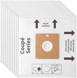 Dailygoody - Stofzuigerzakken Nilfisk Coupe Neo - 12 Stuks - Sterke Kwaliteit - Geschikt voor Nilfisk One - Vervangende Zak - Ideaal voor Huishoudens ... — thumbnail 2