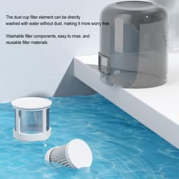 Veilige en efficiënte draadloze bedstofzuiger voor hygiënische slaapomgeving Mijtverwijderaar ABS Brede toepassing, Blauw goud — thumbnail 4