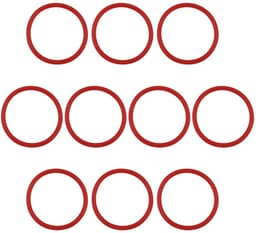 Allecto - Zijborstel O-ring aandrijfriem - 10 stuks - Duurzaam rubber - Vervangingsriem - Compatibel met Neato Botvac - Voor optimale stofzuiger pr... — thumbnail 1