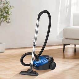 DIMICO - Stofzuiger met Snoer en Zonder Zak - 2000W - Blauw - Krachtige Droogstofzuiger - Cyclonische filtratie - Met opzetstukken — thumbnail 2